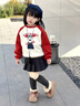 迪士尼（Disney）親子裝臘腸狗小月齡嬰兒爬服立體小狗全家裝2025春秋一家三口四口 紅杏 66 爬服(送帽子) 曬單實拍圖