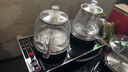 榮事達(dá)（Royalstar）全自動(dòng)上水茶臺(tái)燒水壺電熱水壺?zé)蟛枰惑w機(jī)茶桌功夫茶燒水壺嵌入式 1L 三合一款【底部雙上水】（37*20cm) 曬單實(shí)拍圖
