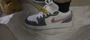 Jordan女休閑鞋喬丹AJ1 丹寧牛仔 JORDAN 1 運動(dòng)鞋HQ2001-400白藍粉38 曬單實(shí)拍圖