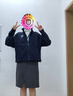 卡帕（Kappa）背靠背運動(dòng)衛衣外套女款2025新款復古立領(lǐng)短款針織純棉K0F62WK03D 曬單實(shí)拍圖