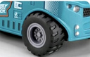 卡威大號升降叉車(chē)模型兒童工程車(chē)玩具仿真鏟車(chē)起重機男孩收藏擺件禮物 多功能叉車(chē)-湖藍色 曬單實(shí)拍圖