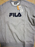 FILA 斐樂(lè )官方情侶款套頭衛衣25秋冬季新款休閑寬松長(cháng)袖加絨保暖上衣 【加絨款】煙花云灰-MG M 170/92A/M 曬單實(shí)拍圖