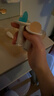 佳爾優(yōu)優(yōu)（garkoko）小月亮磨牙膠棒嬰兒牙膠寶寶出牙期牙咬膠玩具防掉型4月+ 曬單實(shí)拍圖
