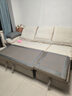 杜杜美家棉麻沙發(fā)床冬夏兩用客廳小戶(hù)型沙發(fā)涼席多功能可伸縮床838#2.6米 曬單實(shí)拍圖