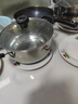 愛仕達(dá)（ASD）湯鍋304不銹鋼蒸湯鍋 燉煮鍋復(fù)底小湯鍋22CM燃?xì)怆姶艩t通用奶鍋B1 曬單實(shí)拍圖