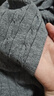 優(yōu)衣庫女裝可機洗紐花針織連帽套頭衫/25秋冬新款478871 06 鉛灰色 L /160/88 曬單實(shí)拍圖