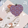 babylove嬰兒連體衣秋季純棉提花純色舒適寶寶哈衣新生兒爬服居家睡衣秋季 奶白色 59cm 曬單實(shí)拍圖