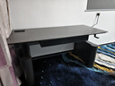 鵬景雅居電動(dòng)臺式電腦桌家用主播游戲雙人升降桌臺式工作臺學(xué)習桌TL46 經(jīng)典版 黑色馬鞍皮桌面+抽屜 220*80cn桌面尺寸/包安裝 曬單實(shí)拍圖