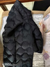 特步（XTEP）童裝兒童云朵系列【暖輕輕】輕軟羽絨馬甲保暖棉服 丹青黑 165 曬單實(shí)拍圖