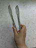 沃德百惠（WORTHBUY）304不銹鋼食品夾子廚房烤肉燒烤夾菜煎牛排家用防燙面包食物加厚 赫赫熊-小號9寸 曬單實(shí)拍圖