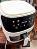 110v220v伏家用大容量多功能智能可視空氣炸鍋5L 5L 美規白色110V空氣炸鍋 曬單實(shí)拍圖