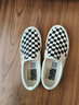 VANS范斯中性鞋Slip-On VR3低幫經(jīng)典帆布鞋休閑鞋 一腳蹬 棋盤格 37 曬單實拍圖