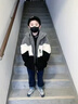 猴兄仔童裝男童加絨毛毛衣外套冬季韓版男孩加厚中長(cháng)款冬裝中大童上衣 深灰色 150 (建議身高140CM左右) 曬單實(shí)拍圖