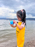 羚特趕海連體褲兒童玩水連體衣沙水服涉水服下水褲-檸檬黃 29 曬單實(shí)拍圖
