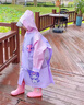 Hello Kitty兒童雨衣女童幼兒園寶寶雨具小學(xué)生雨披 X015021庫洛米 3XL碼 曬單實(shí)拍圖