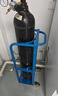好嘉居氧氣瓶固定架40L鋼瓶防倒架氧氣瓶手推車(chē)氮氣罐氬氣存放架 單瓶支架-帶輪 曬單實(shí)拍圖