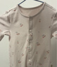 戴維貝拉（DAVE＆BELLA）春秋連體衣嬰兒衣服新生兒寶寶秋季嬰幼兒服裝0-6-12個(gè)月秋裝爬服 櫻桃印花【現貨】 80cm (建議身高73-80cm） 曬單實(shí)拍圖
