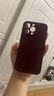 mlnew 蘋(píng)果iPhone13Pro鏡頭全包手機殼蘋(píng)果13Pro保護殼iPhone13Pro小羊皮手機套防摔保護套防滑 【酒紅色】配全屏高清鋼化膜 曬單實(shí)拍圖