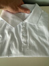 中小學(xué)生校服內搭短袖T恤夏季休閑高中生白色上衣polo衫高中班服 白色凈版 均碼 175 曬單實(shí)拍圖