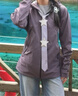迪卡儂（DECATHLON）硬殼沖鋒衣男女春秋登山防風(fēng)防水單層夾克風(fēng)衣運(yùn)動(dòng)外套MH500 2024 男-暮山紫 L 曬單實(shí)拍圖