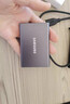 三星（SAMSUNG）1TB Type-c USB 3.2 移動(dòng)固態(tài)硬盤(pán)（PSSD） T7 灰色 NVMe讀速1050MB/s 手機直連筆記本外接 曬單實(shí)拍圖
