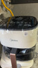 美的（Midea）家用空氣炸鍋免翻面 新款AI智能烹飪 全自動(dòng)電子觸控 可視大視窗 大容量5.3L金屬內腔 MF-KZC5388 曬單實(shí)拍圖