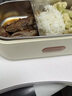 YRYE蘇泊SUOPR爾同款電熱飯盒免注水加熱保溫蒸煮一體上班族車載帶飯菜自熱飯盒 1L 家用版 米白色 【免注水輕音加熱】 曬單實拍圖