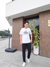 JEEP SPIRIT冰絲休閑褲男春夏季薄款直筒修身2025新款男士彈力速干運動(dòng)褲子男 黑色 均碼 32 【135-145斤】 曬單實(shí)拍圖