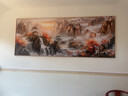 記錄家客廳裝飾畫(huà)沙發(fā)背景墻客廳掛畫(huà)山水畫(huà)辦公室2026最新款壁畫(huà) 背有靠山A-更多圖案告知客服備注圖幾 180x60cm【推薦2.3米左右沙發(fā)】 典雅【金色框】晶瓷 曬單實(shí)拍圖