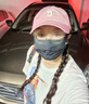 MLB棒球帽男女時(shí)尚休閑男女鴨舌帽軟頂3ACP7701N-45PKM-F 曬單實(shí)拍圖