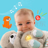 費雪（Fisher-Price）嬰兒玩具安撫玩偶哄睡生日禮物-音樂(lè )安撫酣睡小水獺GHL41 曬單實(shí)拍圖