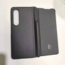 維樂茲三星W23手機殼fold6新款真皮w24心系天下標(biāo)zfold4保護(hù)套翻蓋全包防摔fold5男女新款商務(wù)超薄fold6 【黑色】全包翻蓋+筆槽（不帶筆） 三星W23 5G 曬單實拍圖