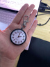 SMVP考試表公務(wù)員考試手表護士表專(zhuān)用隨身帶小表中考懷表男學(xué)霸公考 黑色【白底表盤(pán)】 清晰夜光顯示，夜晚看時(shí)更方便 曬單實(shí)拍圖