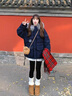 鹿王戀雪韓系羽絨棉服女2025冬季新款加厚派克服高級感工裝棉襖保暖外套 【藏青色】 L 【120-140斤】 曬單實(shí)拍圖