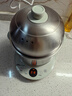 小熊（Bear）煮蛋器 雙層不銹鋼家用蒸蛋器神器迷你不粘煎盤煎蛋器微電腦預(yù)約定時電蒸鍋多功能早餐一體機(jī) 雙層 帶煎盤 曬單實(shí)拍圖