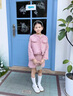 G.DUCKKIDS小黃鴨童裝女童套裝秋冬季2024新款兒童衣服女孩小香風(fēng)上衣兩件套 粉色【春秋款】 130 尺碼7~8歲【120-130cm】cm 曬單實(shí)拍圖