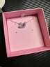 施華洛世奇（SWAROVSKI）【125周年限定】SWAN 經(jīng)典藍天鵝項鏈七夕情人節生日禮物女 曬單實(shí)拍圖