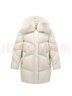 太平鳥(niǎo)女裝羽絨服冬季毛領(lǐng)中長(cháng)款保暖面包服簡(jiǎn)約外套 淺卡其 S 曬單實(shí)拍圖