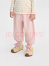 巴拉巴拉balaOne寶寶長(cháng)褲女童寬松束腳褲2025秋褲子甜美蕾絲208325108010 曬單實(shí)拍圖