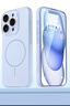 嘉丹納適用蘋果16promax手機(jī)殼相機(jī)按鍵保護(hù)適用iPhone15promax保護(hù)套新款液態(tài)硅膠磁吸散熱防摔高級(jí)外殼 【遠(yuǎn)峰藍(lán)】磁吸一體全包按鍵 自帶水晶鏡頭膜 iPhone 14 Pro Max 曬單實(shí)拍圖