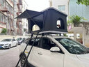 車(chē)頂帳篷房全自動(dòng)車(chē)載自駕游戶(hù)外汽車(chē)越野SUV折疊硬殼旅行床 【小號】黑色外殼+深灰帆布 曬單實(shí)拍圖