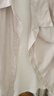 無(wú)印良品（MUJI）女式水洗平紋襯衫領(lǐng)長(cháng)袖襯衫襯衣內搭女裝秋季外搭薄款外套 粉紅色條紋 S （155/80A） 曬單實(shí)拍圖