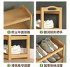 鞋架子簡(jiǎn)易門(mén)口室內(nèi)家用楠竹鞋架經(jīng)濟(jì)型多層收納宿舍省空間置物架 4層80長(zhǎng) 曬單實(shí)拍圖
