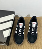 adidas「T頭鞋」BARREDA休閑板鞋德訓鞋男女阿迪達斯官方輕運動(dòng) 黑色/白色/樹(shù)脂黃   41 曬單實(shí)拍圖