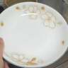 黃金葉6.5英寸圓盤(pán)家用高顏值陶瓷釉下彩餐具菜盤(pán)深水果盤(pán) 6.5英寸16.9CM【4只裝】 曬單實(shí)拍圖