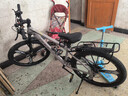 鳳凰官方旗艦店山地自行車(chē)男女士變速單車(chē)青少年學(xué)生越野公路賽車(chē)途瑞 鋁架【三刀/油碟剎】消光灰 26寸【適合160-185cm】 30速 曬單實(shí)拍圖
