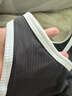 adidas綜合訓練低強度二合一運動(dòng)美背內衣背心女阿迪達斯官方 黑色/白   M M AB 曬單實(shí)拍圖