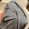 伊芙麗（eifini）蔣欣代言無縫成型氣質(zhì)連帽拉鏈通勤羊毛針織開衫女秋冬新款上衣 灰色 M 110-128斤 曬單實(shí)拍圖