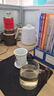 鳴盞【國家補(bǔ)貼】燒水壺泡茶 電熱水壺功夫茶壺電茶爐 茶藝師專用電茶壺智能恒溫電熱水壺MZ152A白色 曬單實(shí)拍圖