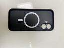 夢(mèng)想可嘉適用蘋(píng)果17手機殼 iphone17保護套Magsafe磁吸無(wú)線(xiàn)充電全包氣囊防摔超薄親膚磨砂男女款 石墨黑 曬單實(shí)拍圖